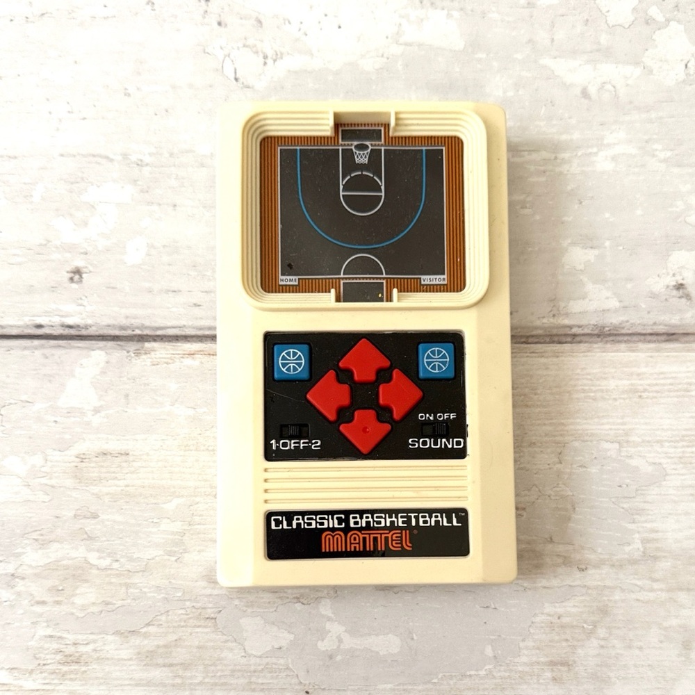 Classic Basketball Mattel Handheld Games Sports 2003 Vintage Videogame Toys